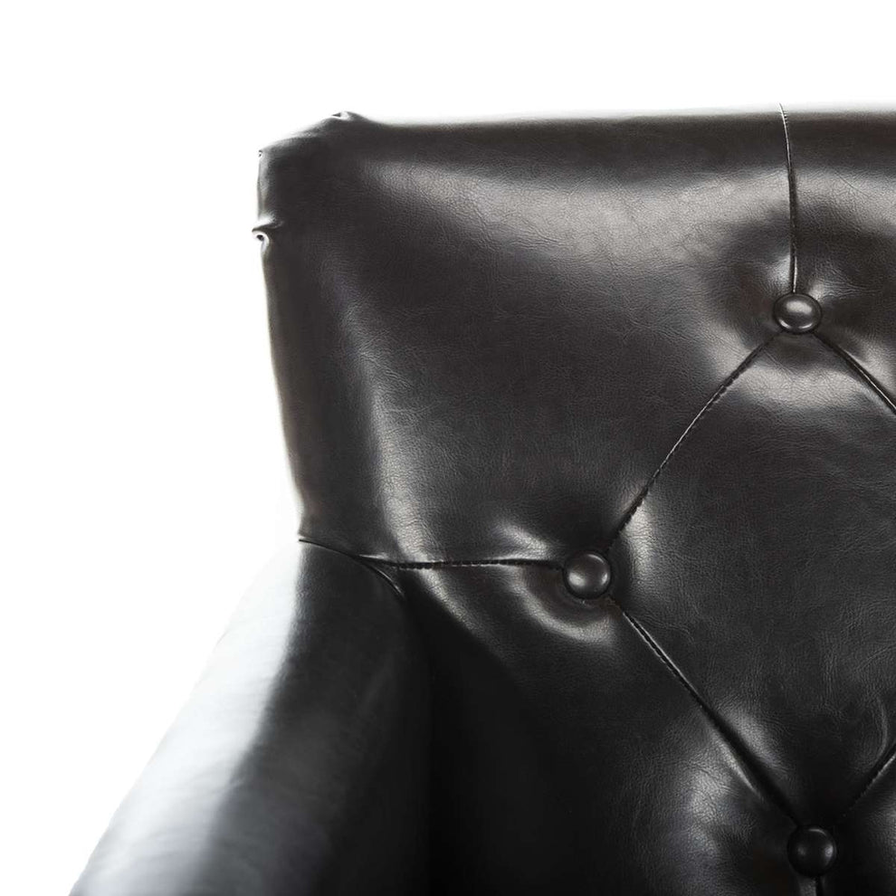 Safavieh Colin Tufted Club Chair - Brown | Accent Chairs | Modishstore - 2