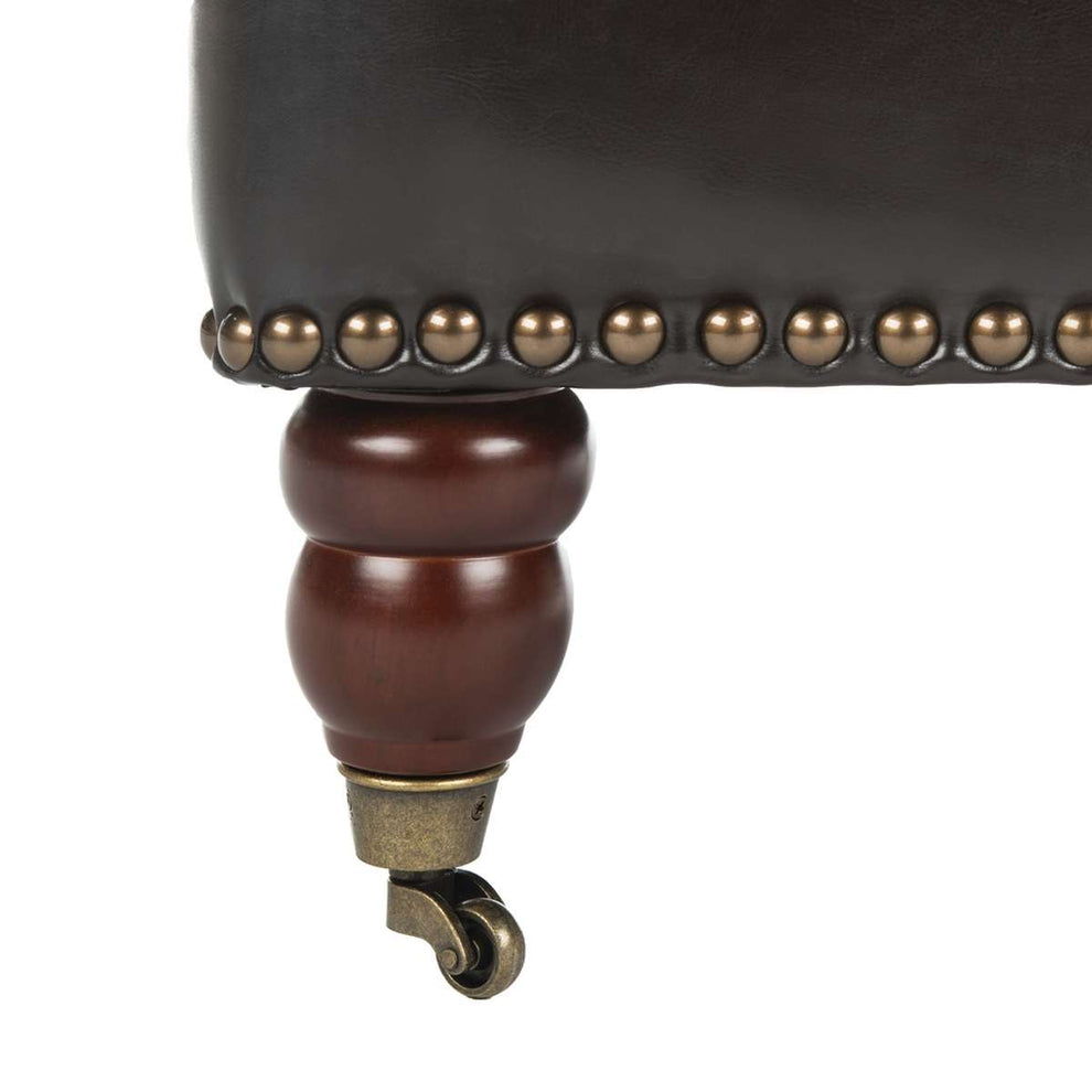 Safavieh Colin Tufted Club Chair - Brown | Accent Chairs | Modishstore - 3