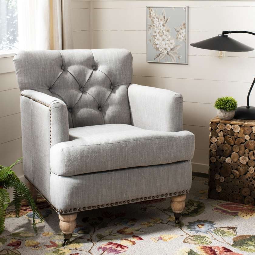 Safavieh Colin Tufted Club Chair | Accent Chairs | Modishstore - 10