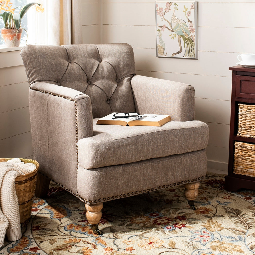 Safavieh Colin Tufted Club Chair | Accent Chairs | Modishstore - 3