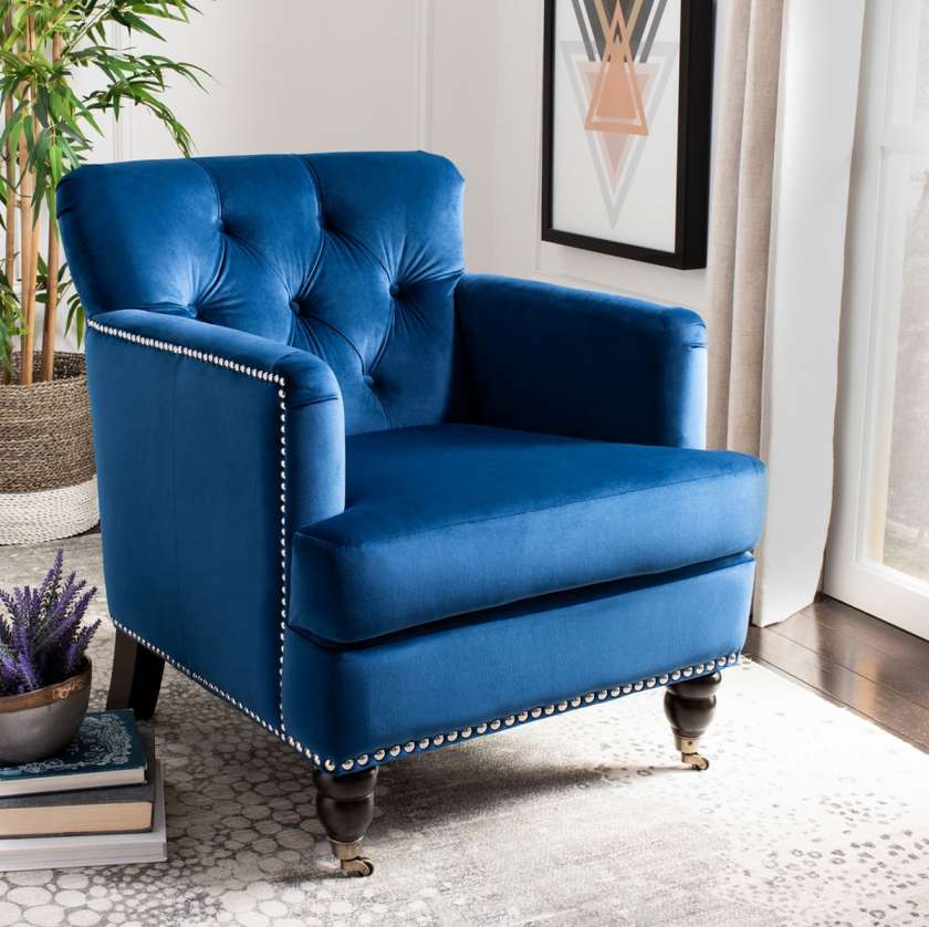 Safavieh Colin Tufted Club Chair | Accent Chairs | Modishstore - 7