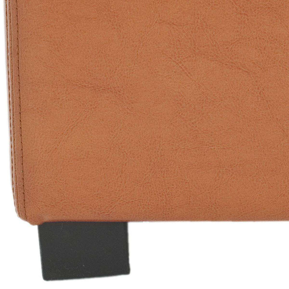 Safavieh Madison Square Ottoman - Saddle | Ottomans | Modishstore - 3