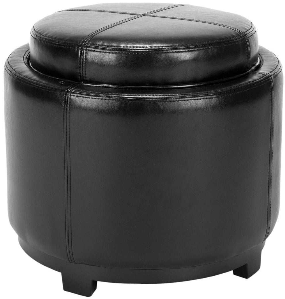 Safavieh Chelsea Round Tray Ottoman | Ottomans | Modishstore - 3