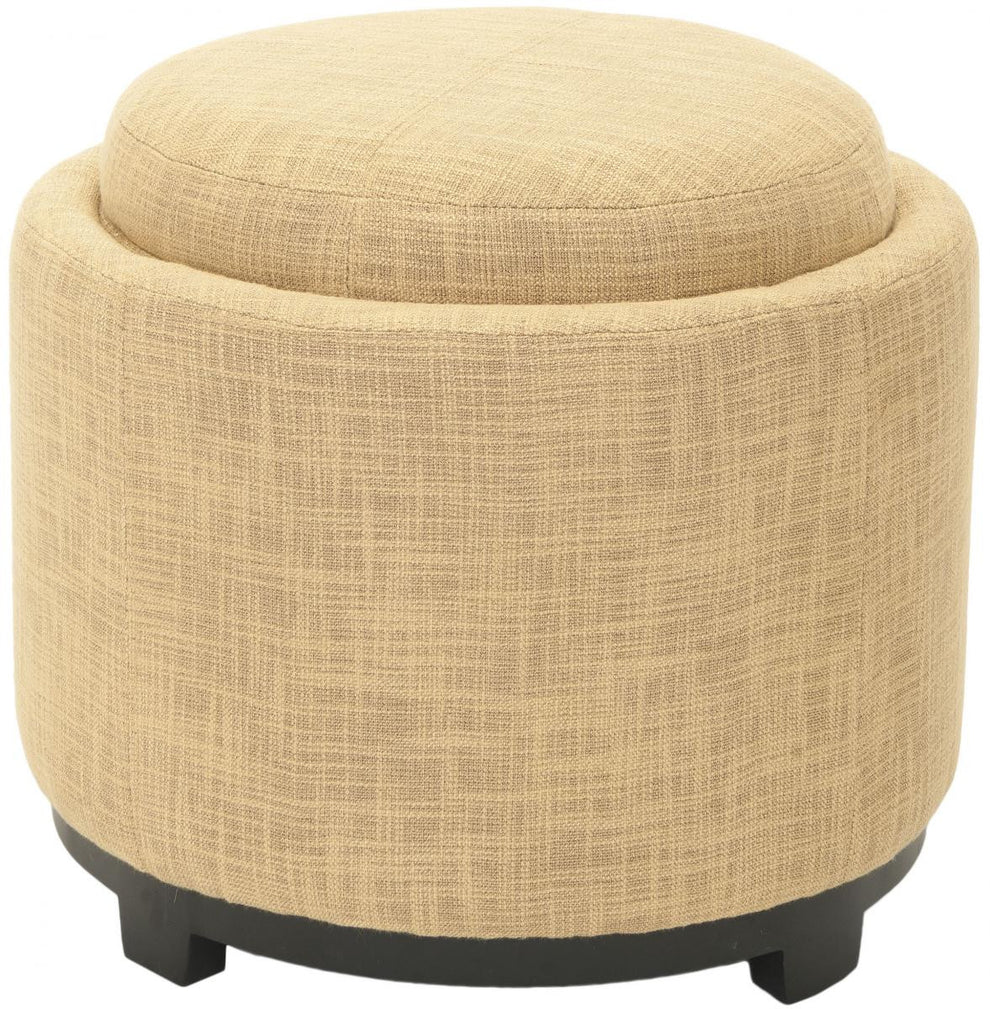 Safavieh Chelsea Round Tray Ottoman | Ottomans | Modishstore - 6