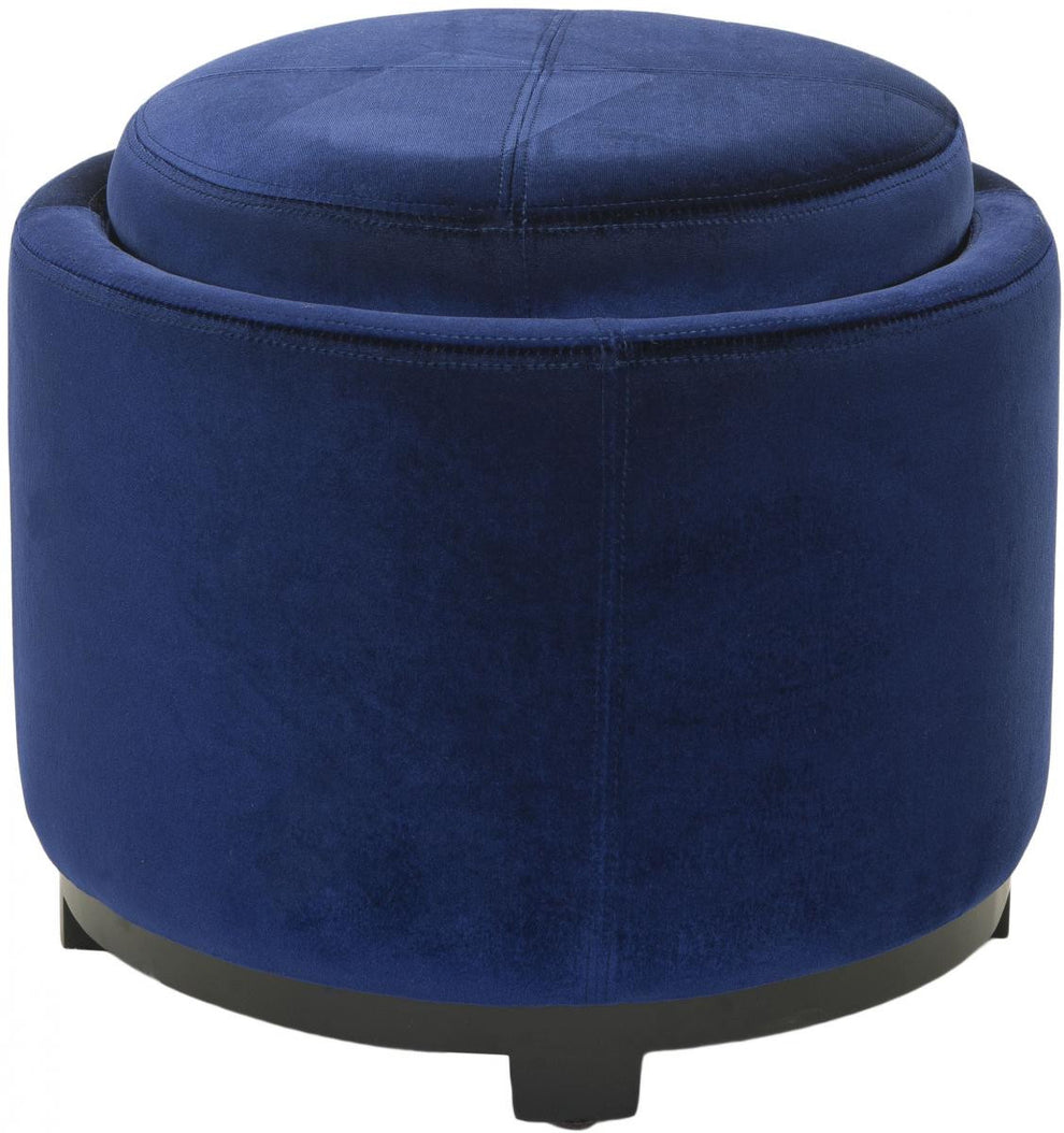 Safavieh Chelsea Round Tray Ottoman | Ottomans | Modishstore - 8