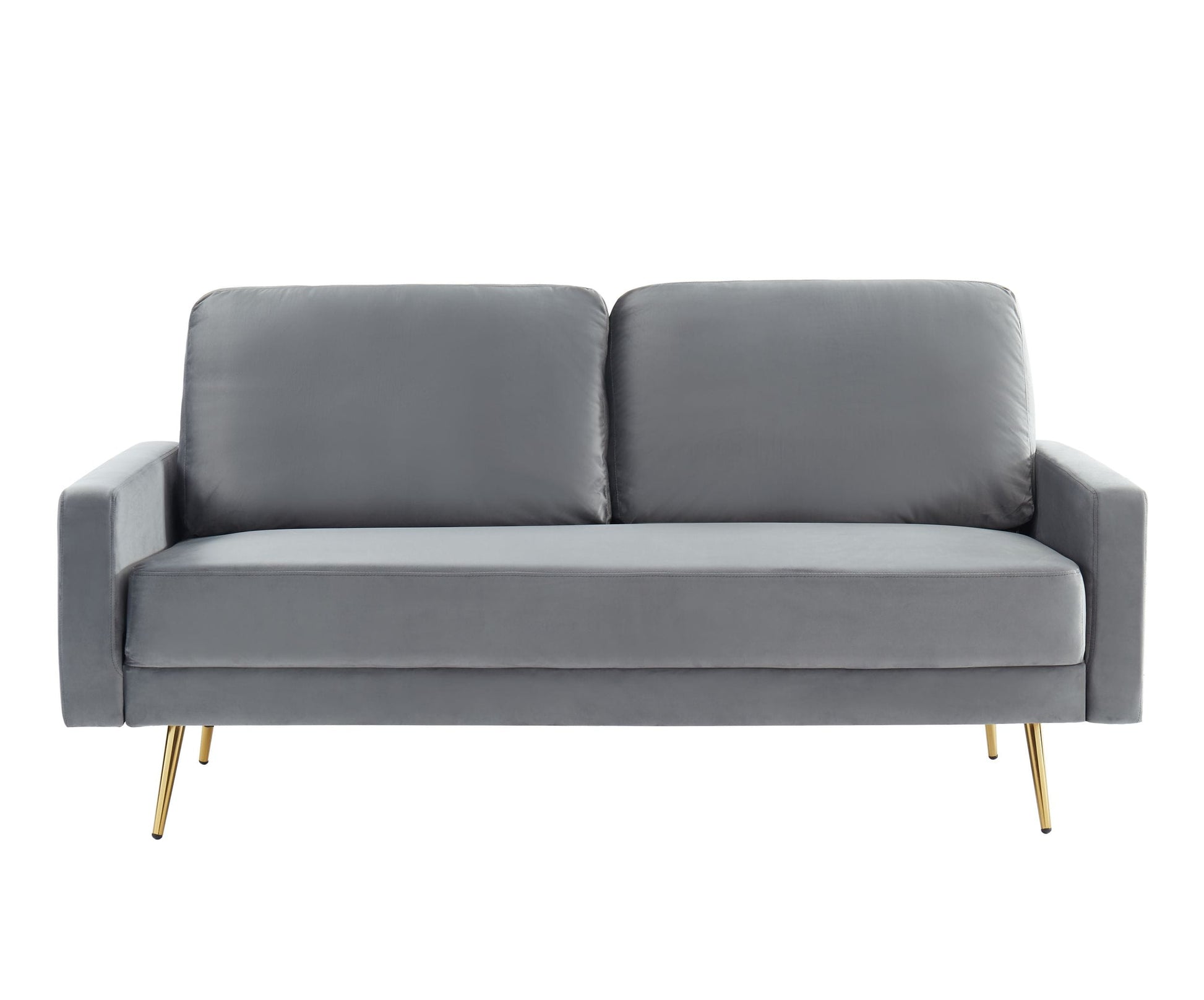 Divani Casa Huffine - Modern Grey Fabric Sofa-2