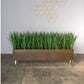 Grass: Liriope in Linear Planter with Legs - Gold Leaf Design Group | Planters, Troughs & Cachepots | Modishstore