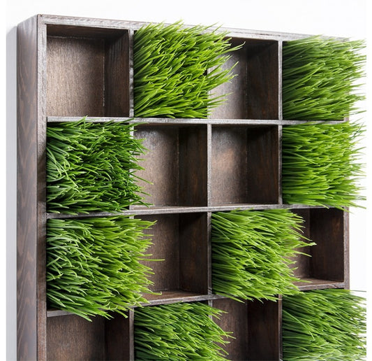 Green Wall, Pixelated Wheatgrass by Gold Leaf Design Group | Green Wall | Modishstore