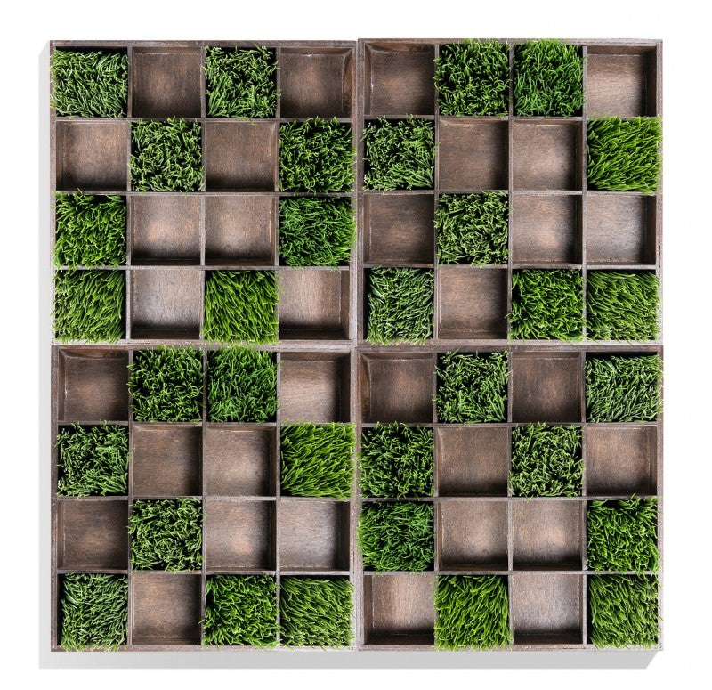 Green Wall, Pixelated Wheatgrass by Gold Leaf Design Group | Green Wall | Modishstore - 3