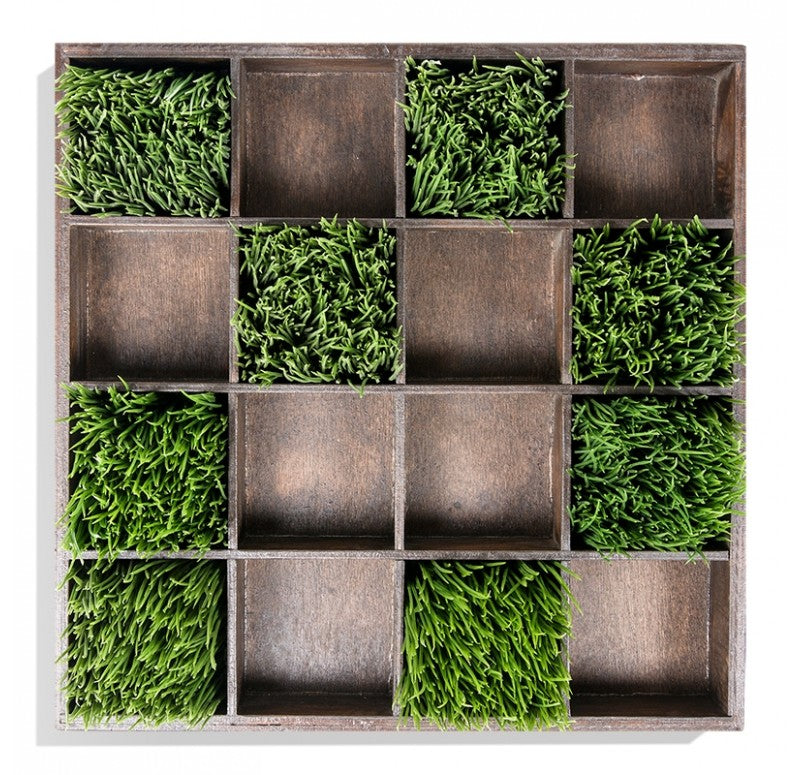 Green Wall, Pixelated Wheatgrass by Gold Leaf Design Group | Green Wall | Modishstore - 2