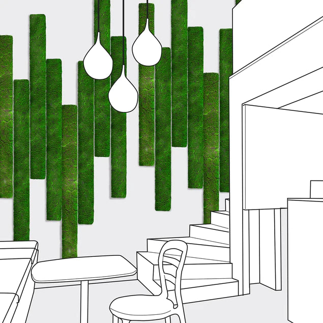 Green Wall, Strip 24.5"L "New By Gold Leaf Design Group | Green Wall | Modishstore - 10