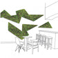 Green Wall, 'New Moss', Triangle by Gold Leaf Design Group | Green Wall | Modishstore-2