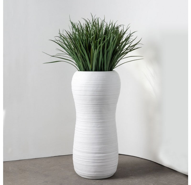 Grass: Liriope in Naoshima Planter by Gold Leaf Design Group | Outdoor Planters, Troughs & Cachepots | Modishstore