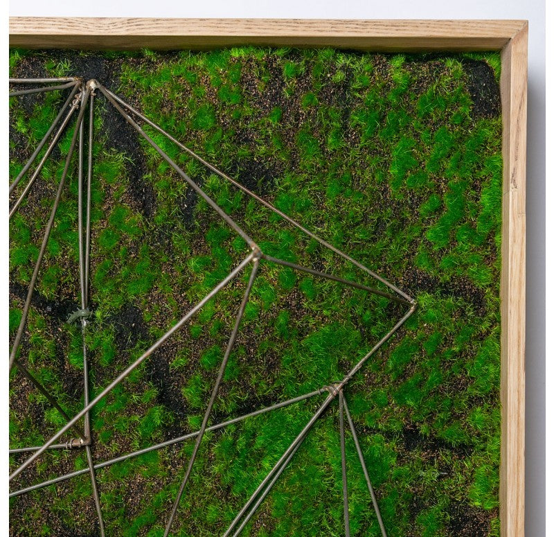 Gold Leaf Design Group Green Wall, Wire Crystals & Xerographica | Green Wall | Modishstore - 2
