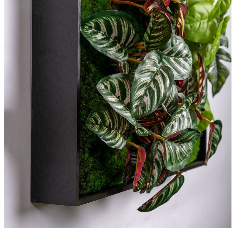metal philodendron sculpture Gold Leaf Design Group Green Wall, Lime Philodendron Mix