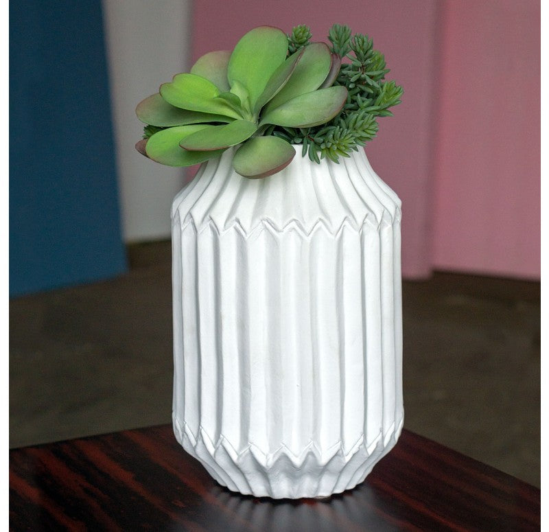 Gold Leaf Design Group Succulent Mix w/ Dusty Paddle | Vases | Modishstore - 4