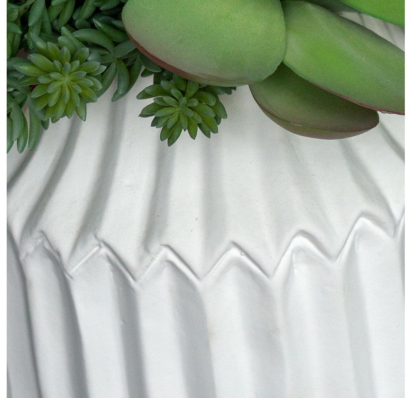 Gold Leaf Design Group Succulent Mix w/ Dusty Paddle | Vases | Modishstore-2
