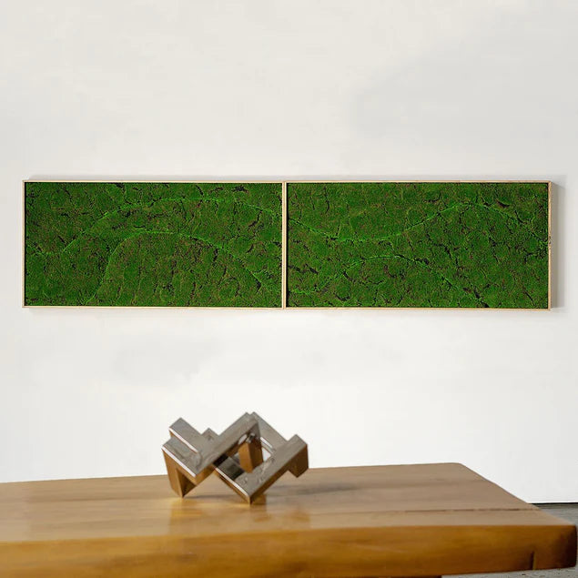 Green Wall, "New Wave B" By Gold Leaf Design Group | Green Wall |  Modishstore
