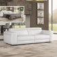 Coronelli Collezioni Icon - Modern Italian White Leather Queen Size Sofa Bed | Modishstore | Daybeds