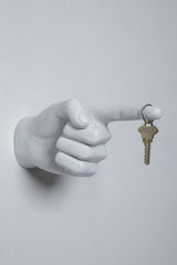 Interior Illusions Plus One Finger Pointing Wall Hook