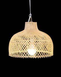 Rattan Sylvan Basket Pendant Lamp By Artisan Living- Only 1 left-2