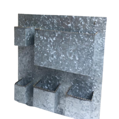 Five Pocket Metal Wall Planter/ Utility Organiser-2