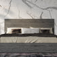 Nova Domus Lucia Italian Modern Matte Grey / Elm Grey Bed | Modishstore | Beds