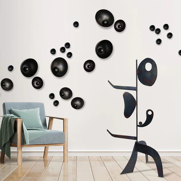 Natsu 18"D Wall Art, Black By Gold Leaf Design Group | Wall Art | Modishstore