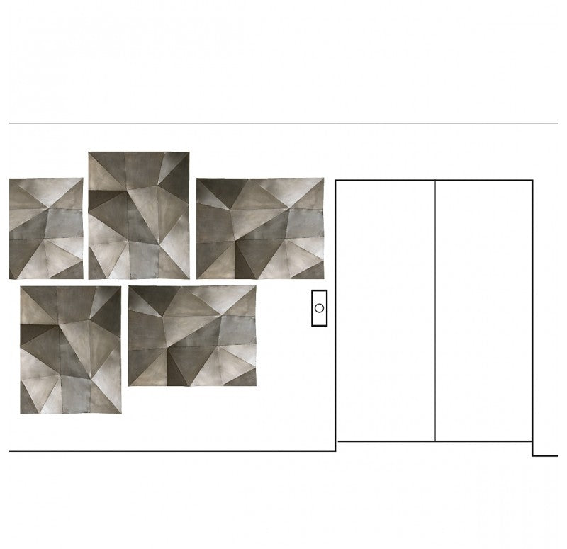 Faceted Wall Art by Gold Leaf Design Group | Wall Decor | Modishstore - 3