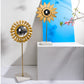 Flower Mirror Sculpture, 'Sunflower', 24"H by Gold Leaf Design Group | Sculptures | Modishstore-3