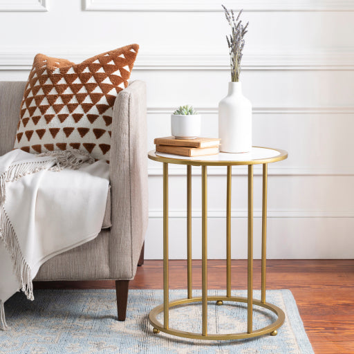 Surya End Table - IVA-001 | End Tables | Modishstore