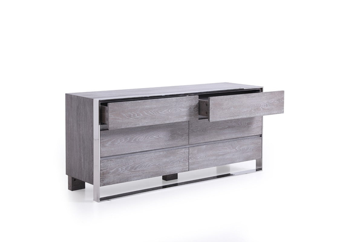 Vig Furniture Modrest Arlene Modern Grey Elm Dresser | Modishstore | Dressers-6