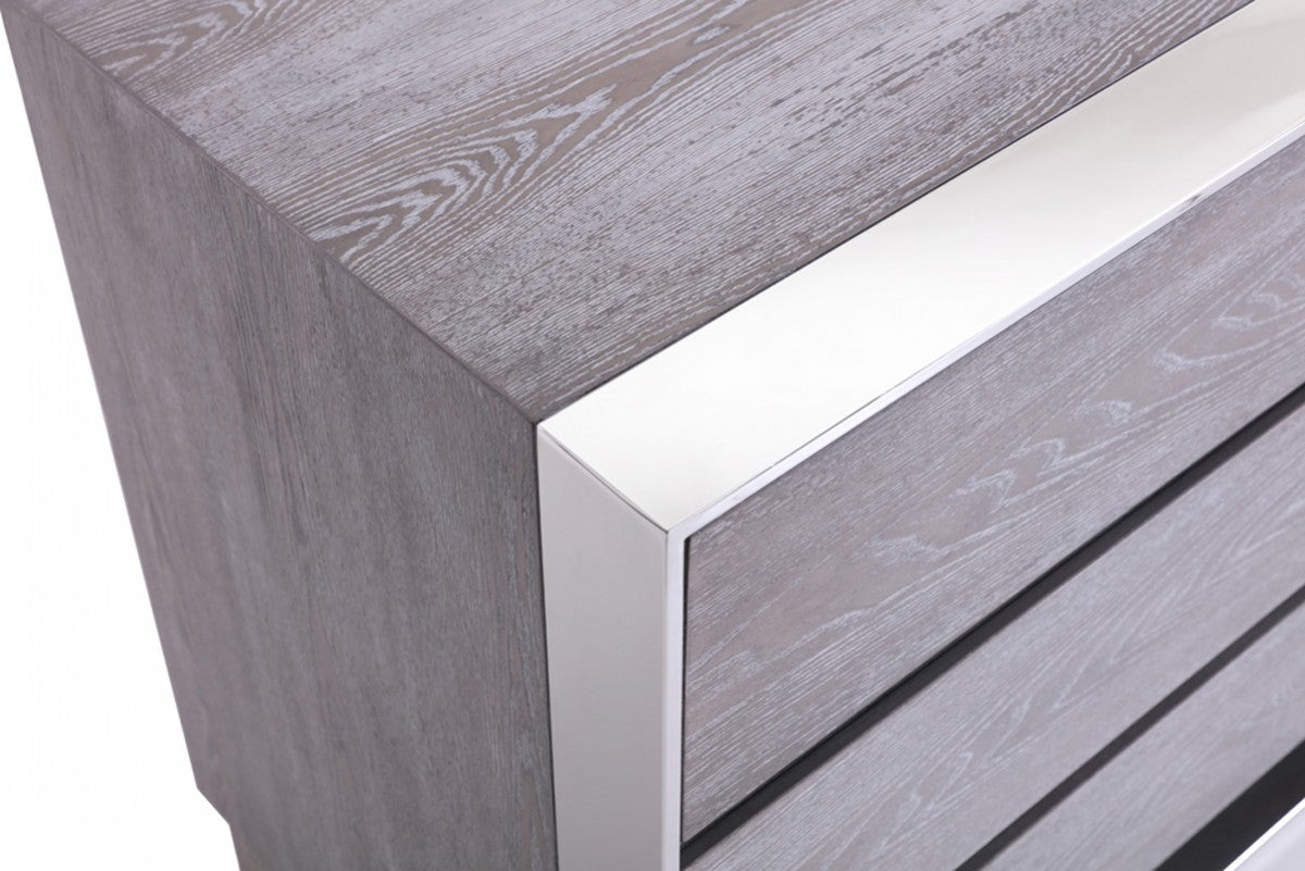 Vig Furniture Modrest Arlene Modern Grey Elm Dresser | Modishstore | Dressers-7