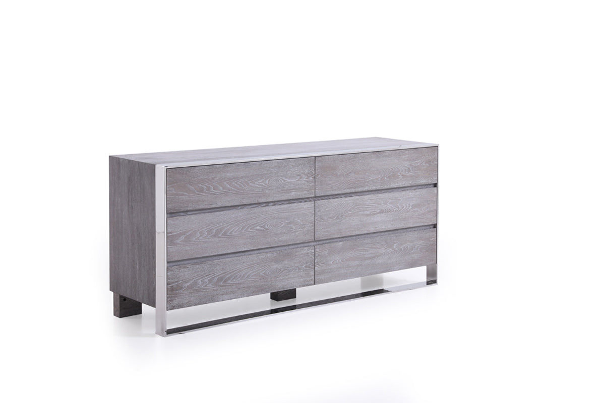 Vig Furniture Modrest Arlene Modern Grey Elm Dresser | Modishstore | Dressers-2