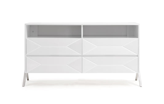 Vig Furniture Modrest Candid Modern White Dresser | Modishstore | Dressers