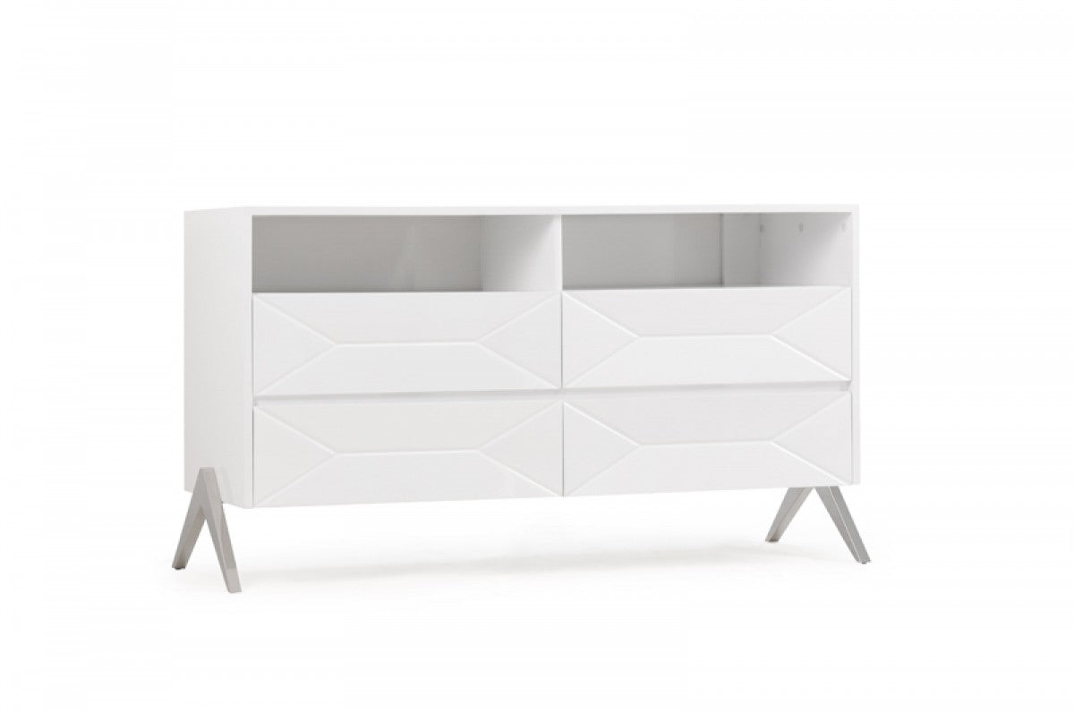 Vig Furniture Modrest Candid Modern White Dresser | Modishstore | Dressers-2