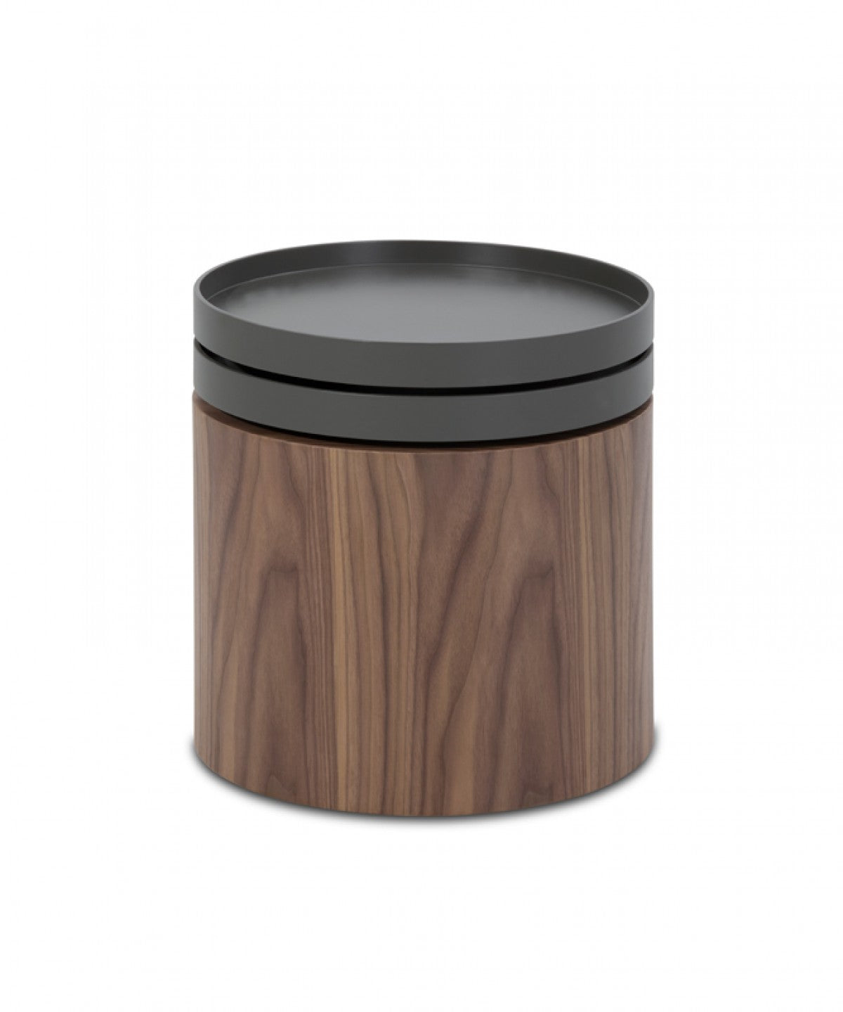 Vig Furniture Modrest Bascom Modern Walnut End Table W/ Swivel Top | Modishstore | End Tables-2