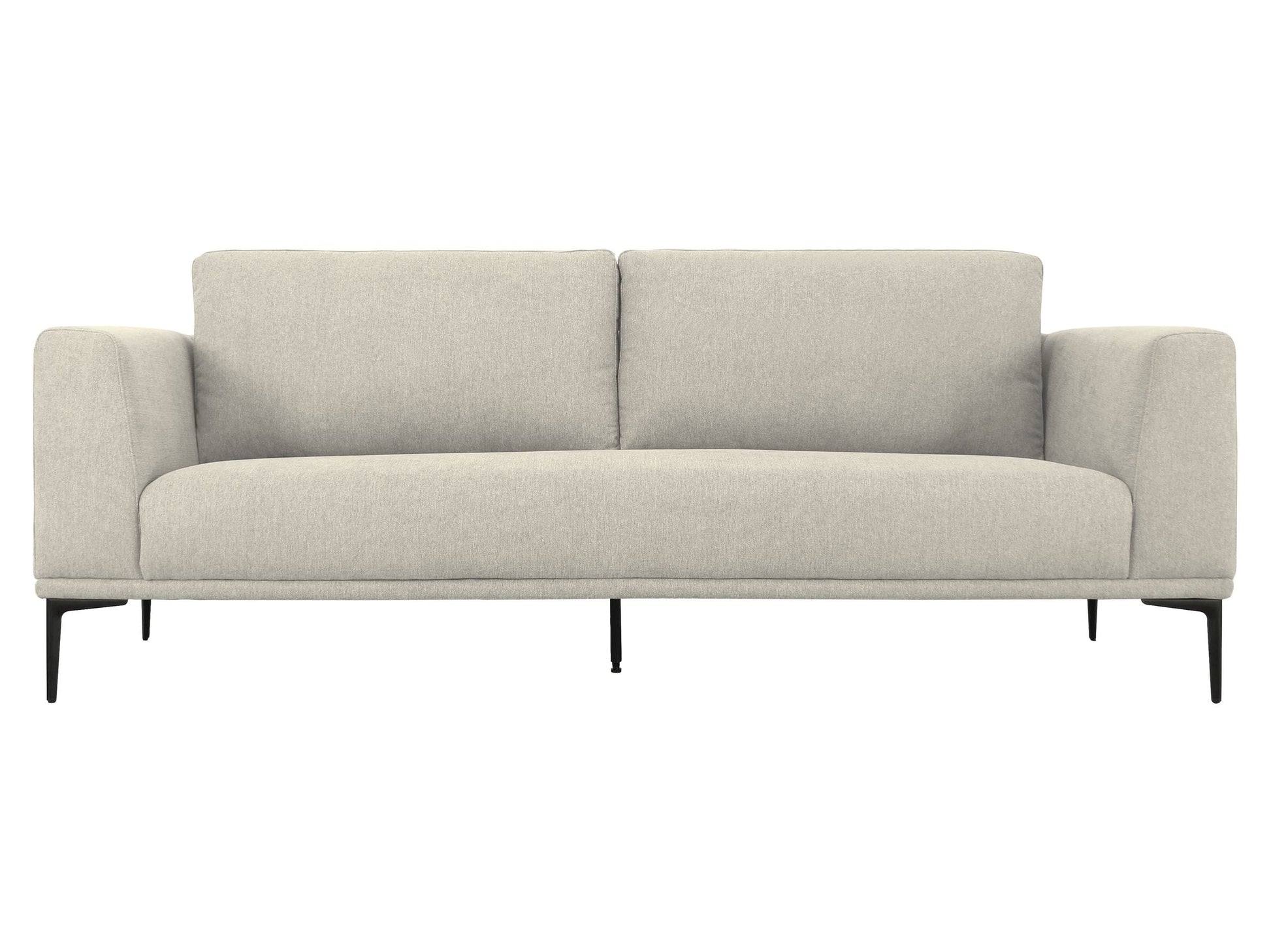 Divani Casa Jada - Modern Light Beige Fabric Sofa-3