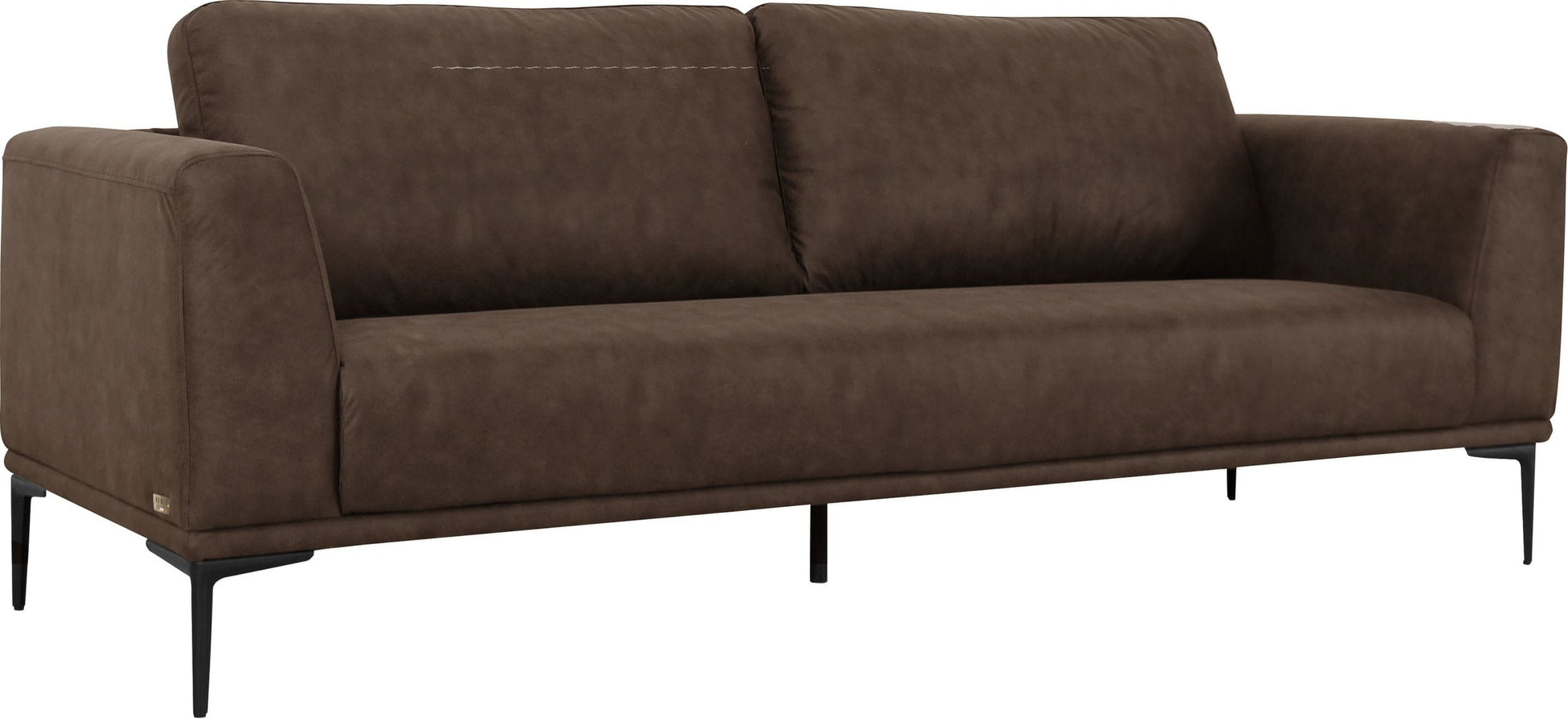 Divani Casa Jada - Modern Brown Fabric Sofa-4