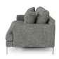 Divani Casa Janina - Modern Dark Grey Fabric Sofa-3