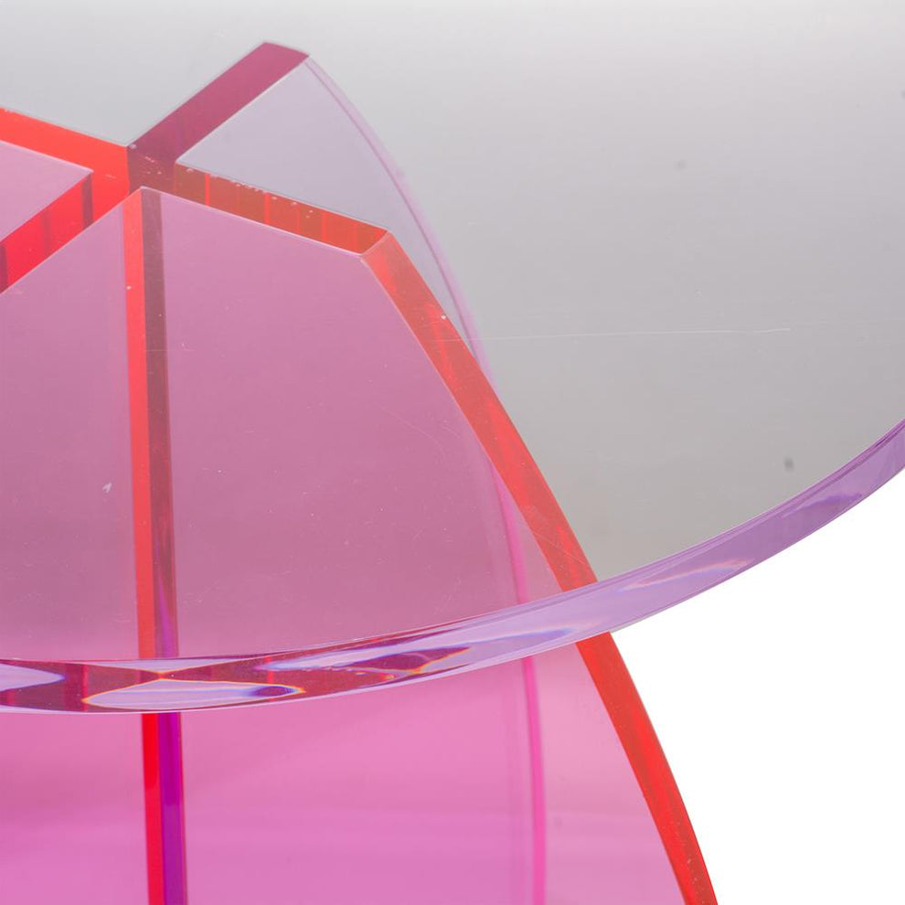 A&B Home Callie Side Table - Pink - 2