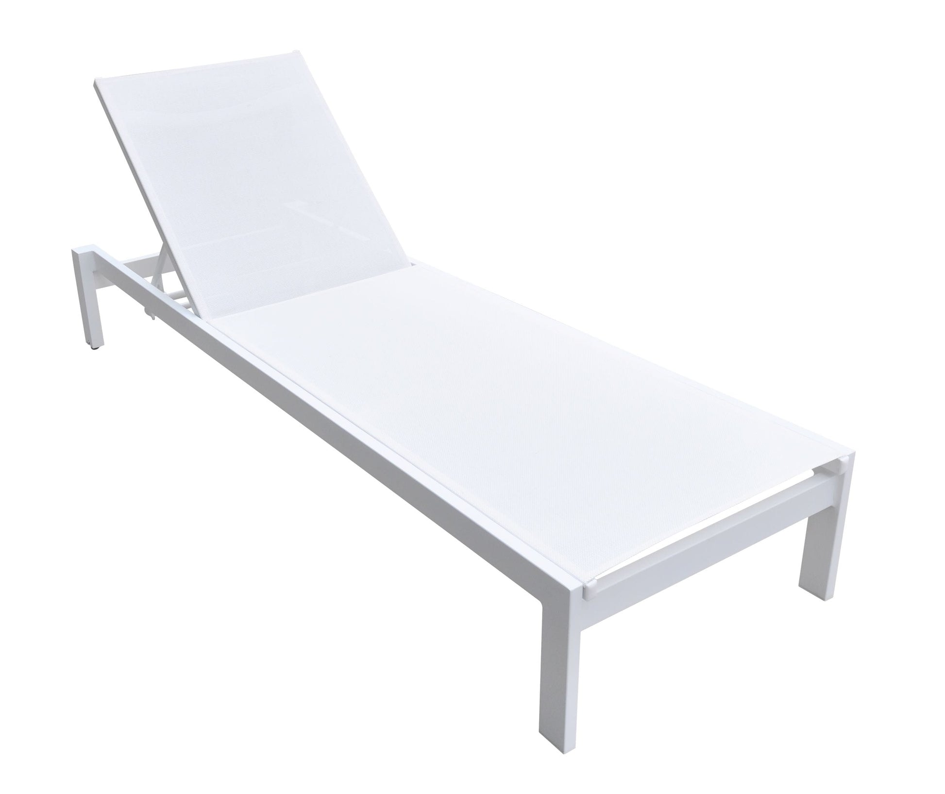 Renava Kayak - Modern White Outdoor Chaise Lounge-2