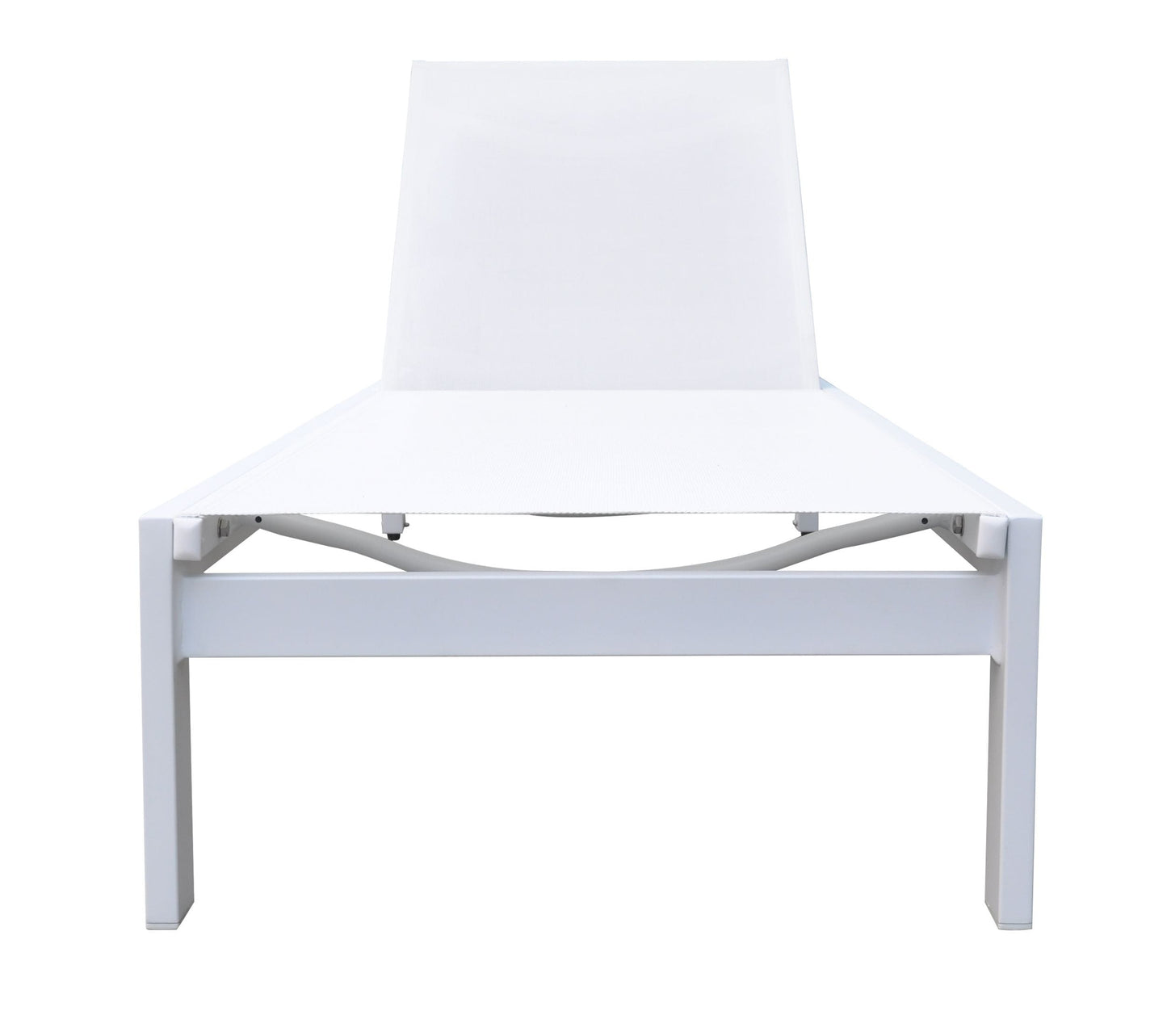 Renava Kayak - Modern White Outdoor Chaise Lounge-4