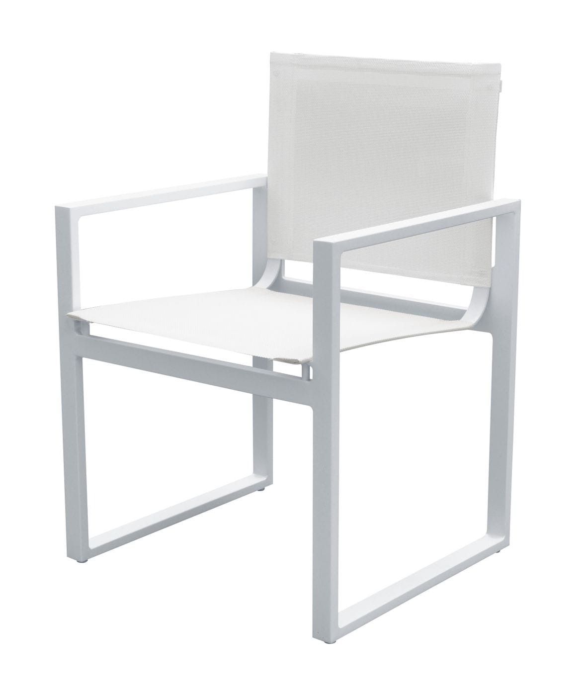 Renava Kayak - Modern White Outdoor Dining Armchair (Set of 2) | Modishstore | Outdoor Chairs