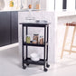 Safavieh Bevin 2 Shelf Kitchen Cart | TV Tray Tables | Modishstore - 2