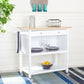 Safavieh Daley 2 Drawer 2 Shelf Kitchen Cart | TV Tray Tables |  Modishstore  - 6