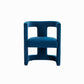 Modrest Kendra - Modern Blue Fabric Accent Chair-2