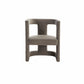 Modrest Kendra - Modern Grey Fabric Accent Chair-3