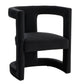 Modrest Kendra - Modern Black Fabric Accent Chair-5