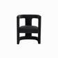 Modrest Kendra - Modern Black Fabric Accent Chair-2